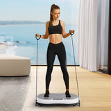 Centra Vibration Plate Train Exercise Machine White-1942353724534034439