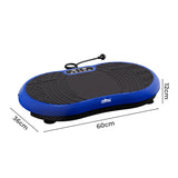 Centra Vibration Plate Train Exercise Machine Blue-1942353724315930626