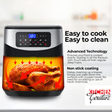 Kitchen Couture Digital 12L Air Fryer - Silver-1927503842514178050
