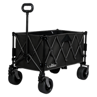 Lambu Folding Wagon Cart Black-1942353683169808392