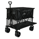 Lambu Folding Wagon Cart Double Shelves-1942353683513741320