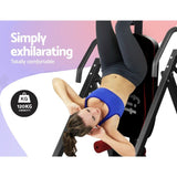 Everfit Gravity Inversion Table Foldable Stretcher Inverter Home Gym Fitness
