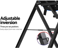 Everfit Gravity Inversion Table Foldable Stretcher Inverter Home Gym Fitness