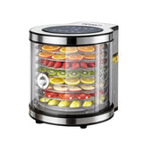 Devanti 8 Trays Food Dehydrator Stainless Steel Auto-Rotate 10 Programs 700W - Catching Deals