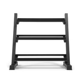 Everfit Dumbbell Rack 3-Tier Heavy Duty Weight Storage for Home Gym 300kg Capacity Black