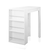 Artiss Bar Table Dining Storage Shelf Wine Rack Home Kitchen Office Desk