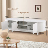 Artiss TV Unit Entertainment Unit Storage Cabinet 160cm White - Catching Deals