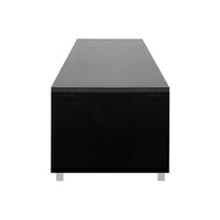 Modern TV Entertainment Unit Stand 190cm Cabinet Shelving Storage Black