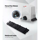 1200KG LockMaster Electric Sliding Gate Opener Automatic Motor Remote Rail 4M