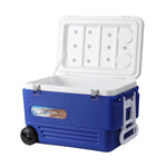 Glacio 60L Portable Ice Cooler Box With Wheels Camping Fridge