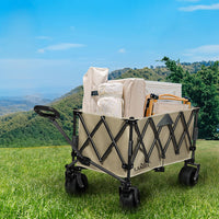 Lambu Folding Wagon Cart Khaki-1942353683341774855
