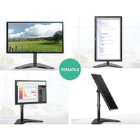 Artiss Monitor Arm Stand Single Black 360° rotary VESA plate