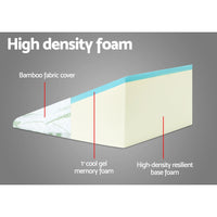 Memory Foam Wedge Pillow Cushion Neck Back Leg Comfort Support Anti-microbial