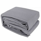 3x3x4.3m Instahut Shade Sail Triangle 280GSM 98% Grey Shade Cloth
