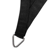 3x6m Instahut Shade Sail Rectangle 280GSM 98% Black Shade Cloth