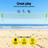 3M Badminton Tennis Net Portable Volleyball Kit Family Outdoor Play Sport Games