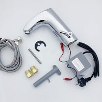 Bathroom Sink Automatic Sensor Control Tap Hands Free Public Water Mixer Faucet