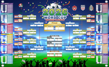 2026 World Cup Wall Chart Poster - 48 Team Tournament Schedule Tracker on Premium Waterproof Oxford Fabric (31.5" x 23.6") - Ultimate Soccer Gift for Fans (2026 World Cup Schedule Calendar-A)