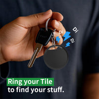 White Android Tracker - Google Find My Device Compatible Luggage and Pet Tracker