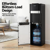 Devanti 3 Taps Water Cooler Dispenser Bottom Loading Dispenser Chiller Filter Purifier