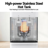 Devanti 2 Taps Water Cooler Dispenser Bottom Loading Dispenser Chiller Filter Purifier