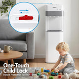 Devanti 3 Taps Water Cooler Dispenser Bottom Loading Dispenser Chiller Filter Purifier