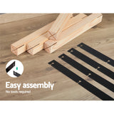 Artiss 120 Bottle Timber Wine Rack Wooden Storage Wall Racks Holders Cellar Black