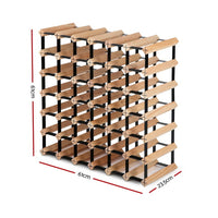 Artiss 42 Bottle Timber Wine Rack Wooden Storage System Cellar Organiser Stand