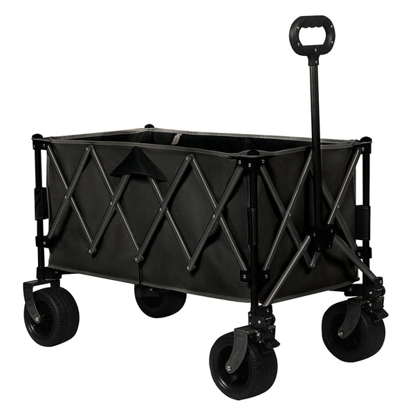 Lambu Folding Wagon Cart Black-1942353683169808385