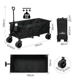 Lambu Folding Wagon Trolley Cart-1942353683698290690