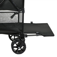 Lambu Folding Wagon Cart Double Shelves-1942353683513741317