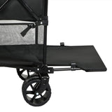 Lambu Folding Wagon Cart Double Shelves-1942353683513741317