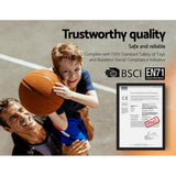 2.1M Portable Basketball Stand System Backboard Hoop Height Adjustable Net Ring - Catching Deals