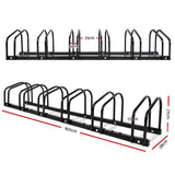 6 Bike Floor Parking Rack