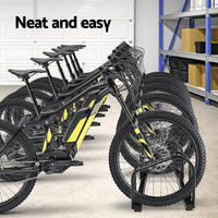 6 Bike Floor Parking Rack