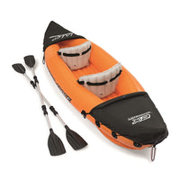 2 Person Kayak Kayaks Fishing Boat Inflatable LITE-RAPID Canoe Raft with Oars
