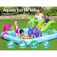 Bestway Inflatable Swimming Pool Kids Play Fantastic Aquarium Pool 239cm x 206cm