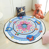 Baby Play Mat Kids Gym Portable Crawling Blanket Soft Cotton Toys Storage Bag - Catching Deals