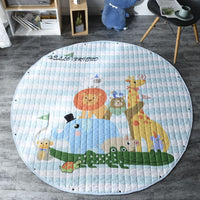 Baby Play Mat Kids Gym Portable Crawling Blanket Soft Cotton