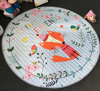 Baby Play Mat Kids Gym Portable Crawling Blanket Soft Cotton