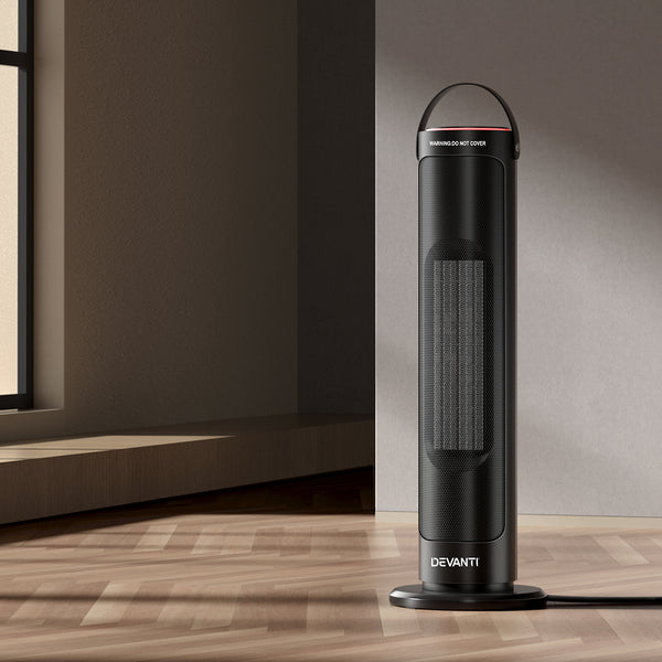 Devanti Ceramic Tower Heater 2000W Wide-angle Oscillation