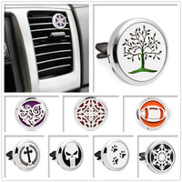 Car Air Freshener Vent Clip Metal Stainless Steel Fragrance Perfume Oil Diffuser