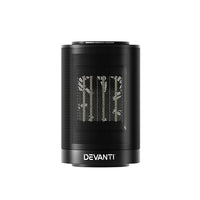 Devanti Electric Fan Heater 1200W Rapid Heat-up Compact Design Black