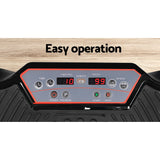Everfit Vibration Machine Plate Platform Body Shaper Home Gym Fitness Black - Catching Deals