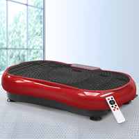 Everfit Vibration Machine Plate Platform Body Shaper Home Gym Fitness Maroon - Catching Deals