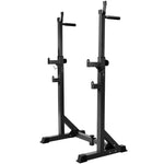 2 Squat Rack Fitness Exercise Press Weight Lifting Home Gym Barbell Stand Holder - Catching Deals