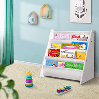 Kids Bookshelf Shelf Children Bookcase Magazine Books Rack Organiser Storage New - Catching Deals