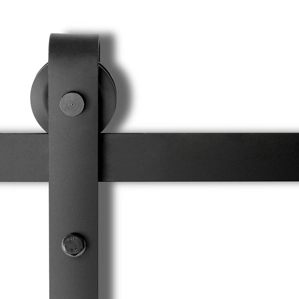 Cefito Sliding Barn Door Hardware Track Set 1.83m Roller Slide Office Bedroom - Catching Deals