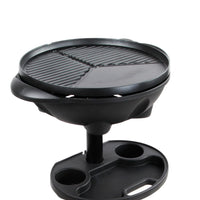 Grillz Electric BBQ Grill Smoker Outdoor Kitchen Kettle Portable Non Stick Oven