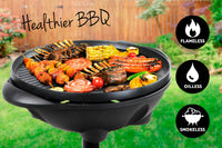 Grillz Electric BBQ Grill Smoker Outdoor Kitchen Kettle Portable Non Stick Oven